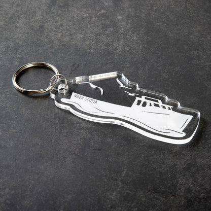 Nova Scotia Fishing Boat keychain