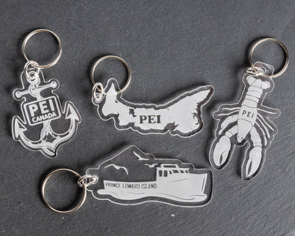 Prince Edward Island Map Keychain