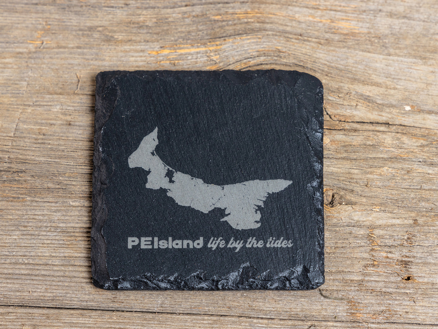 PEIsland: Life By The Tides Slate Coaster