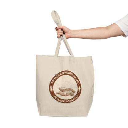 Prince Edward Island "We Make Potatoes" Canvas Tote