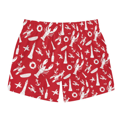 Nautical Lobster Swim Trunks